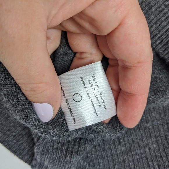 Line the Label Wool Cashmere Blend Sweater V neck - Picture 4 of 6